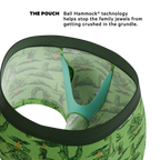 The Full Bush Bush Club | Naughty Landscaping Ball Hammock® Pouch Trunks Underwear - Shinesty