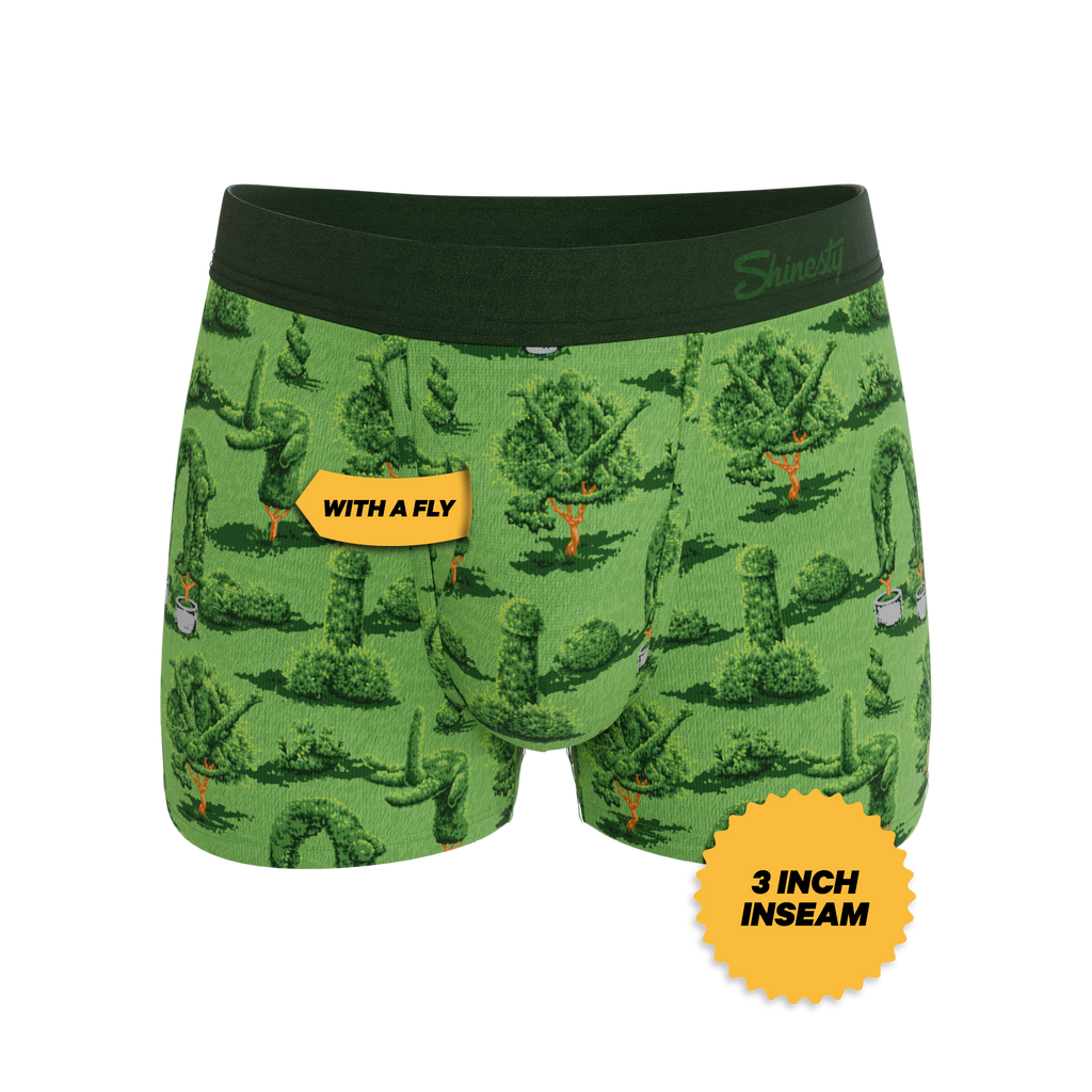 The Full Bush Bush Club | Naughty Landscaping Ball Hammock® Pouch Trunks Underwear - Shinesty