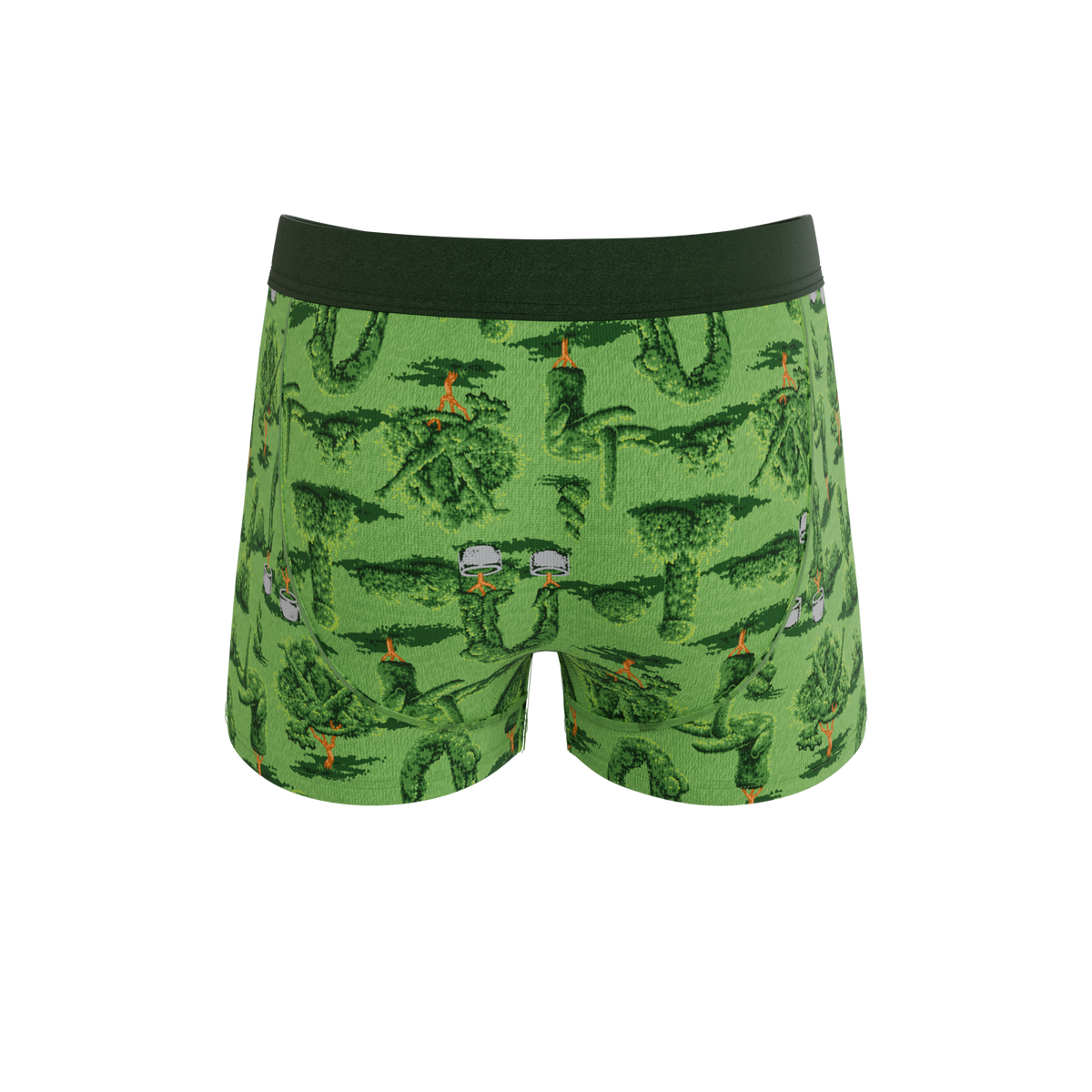 The Full Bush Bush Club | Naughty Landscaping Ball Hammock® Pouch Trunks Underwear - Shinesty