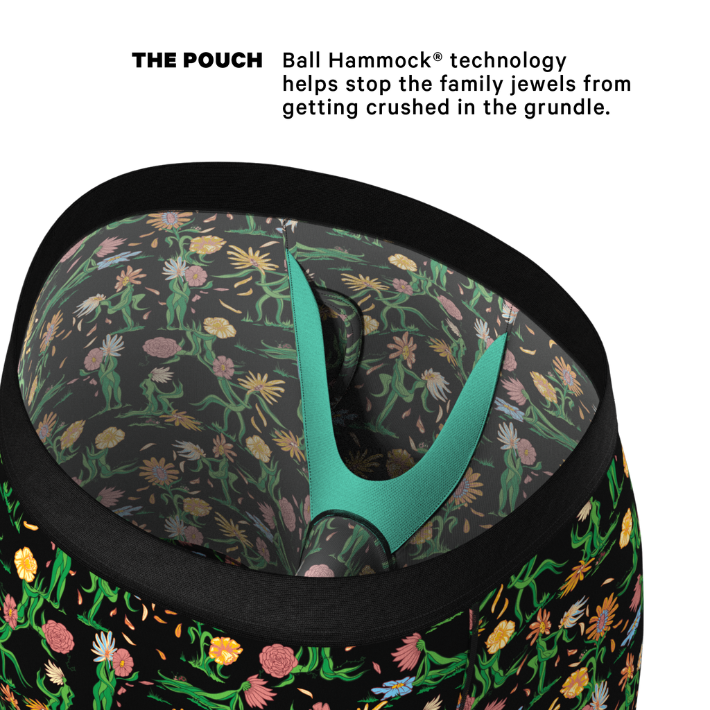 The Garden Of Breedin | Flower Print Ball Hammock® Boxer - Long Leg - Shinesty