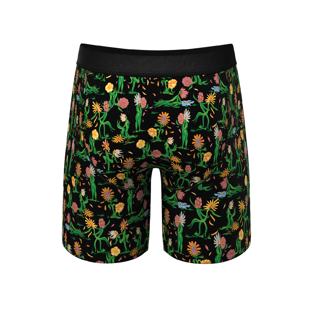 The Garden Of Breedin | Flower Print Ball Hammock® Boxer - Long Leg - Shinesty