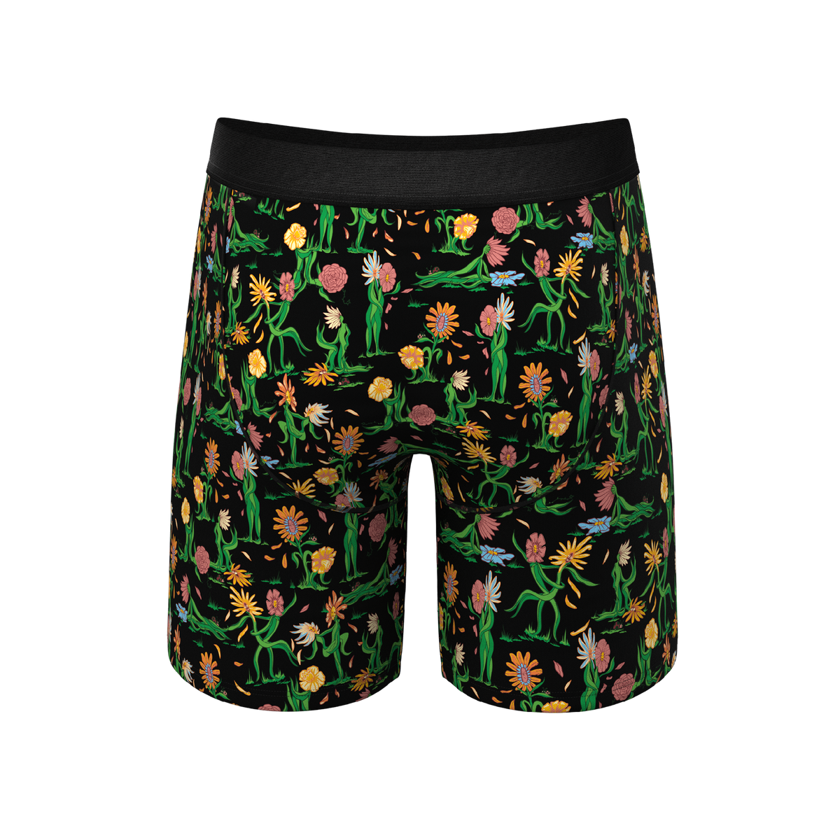 The Garden Of Breedin | Flower Print Ball Hammock® Boxer - Long Leg - Shinesty