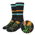 The Garden of Breedin | Naughty Floral Heel Hammock™ Crew Socks - Shinesty