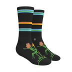 The Garden of Breedin | Naughty Floral Heel Hammock™ Crew Socks - Shinesty