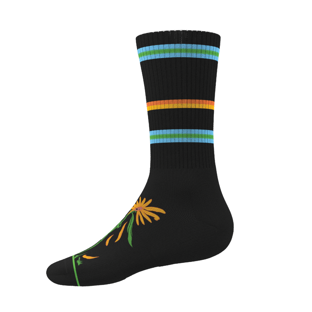 The Garden of Breedin | Naughty Floral Heel Hammock™ Crew Socks - Shinesty