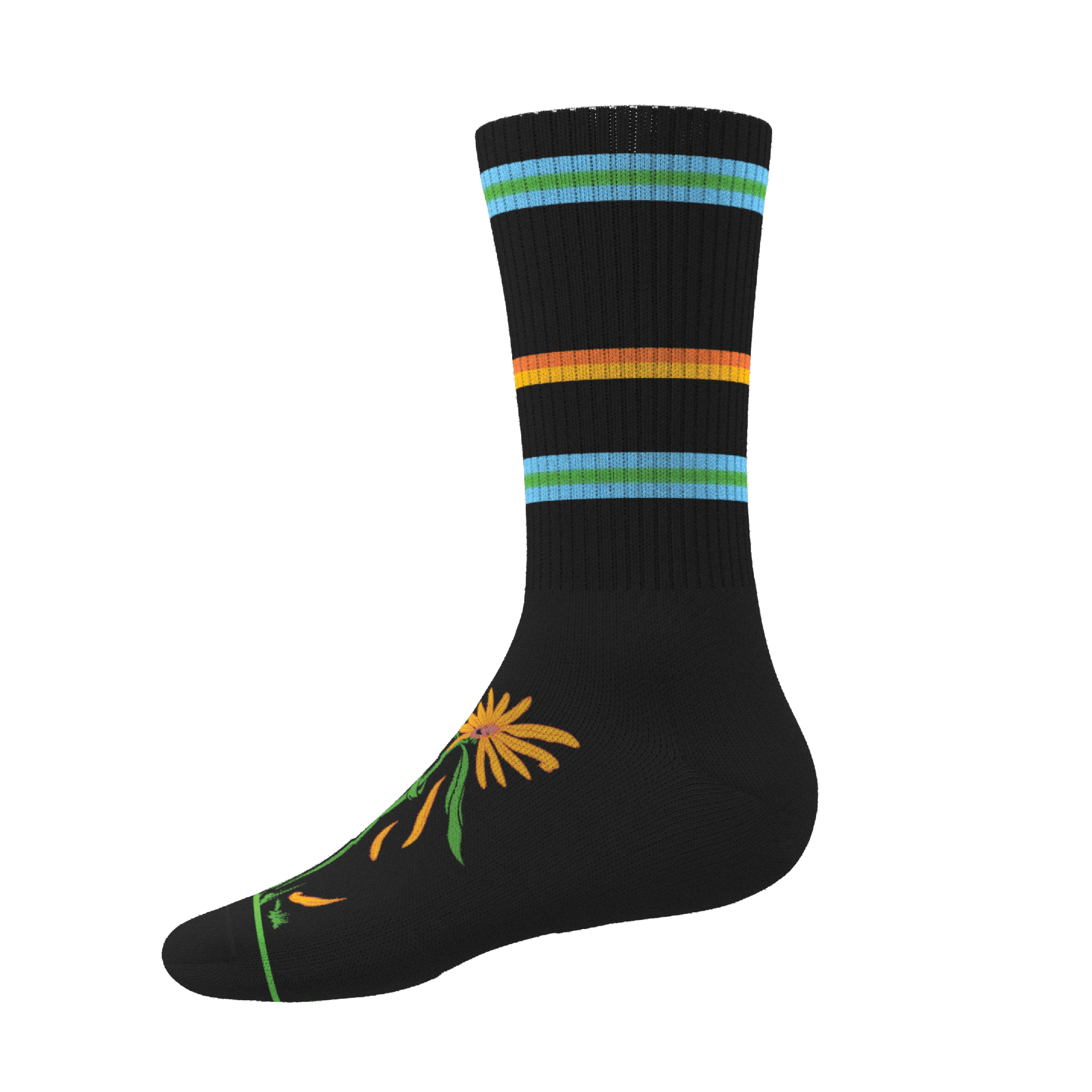 The Garden of Breedin | Naughty Floral Heel Hammock™ Crew Socks - Shinesty