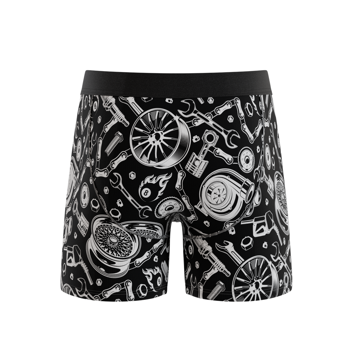 The Gear Head | Stick Shift Ball Hammock® Pouch Underwear With Fly - Shinesty