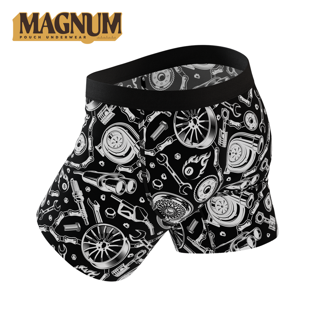 The Gear Head | Stick Shift Ball Hammock® Magnum Big Pouch Underwear - Shinesty