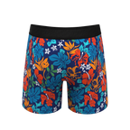 The Get Lei'd | Naughty Tropical Ball Hammock® Pouch Underwear With Fly - Shinesty