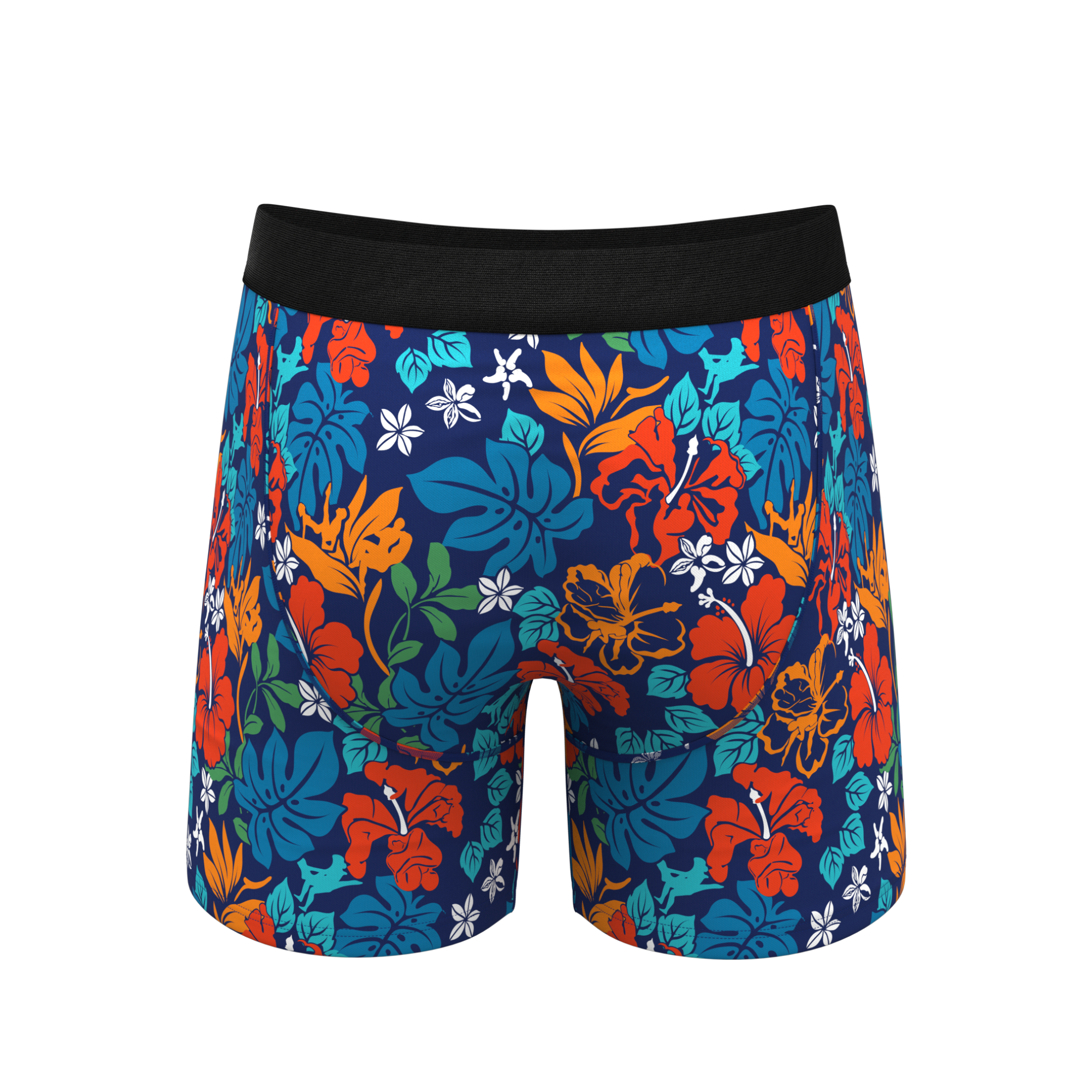 The Get Lei'd | Naughty Tropical Ball Hammock® Pouch Underwear With Fly - Shinesty