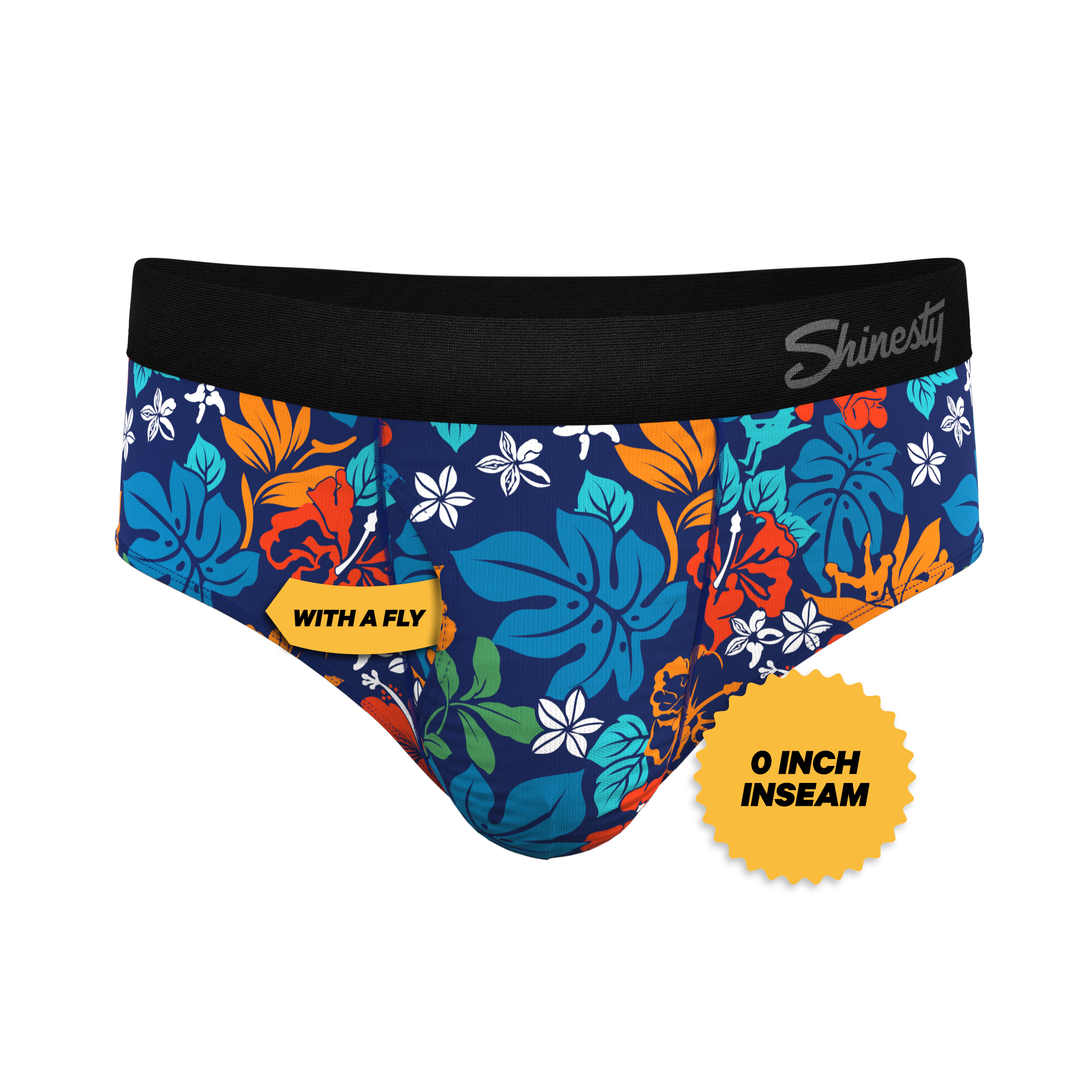The Get Lei'd | Naughty Tropical Ball Hammock® Pouch Underwear Briefs - Shinesty