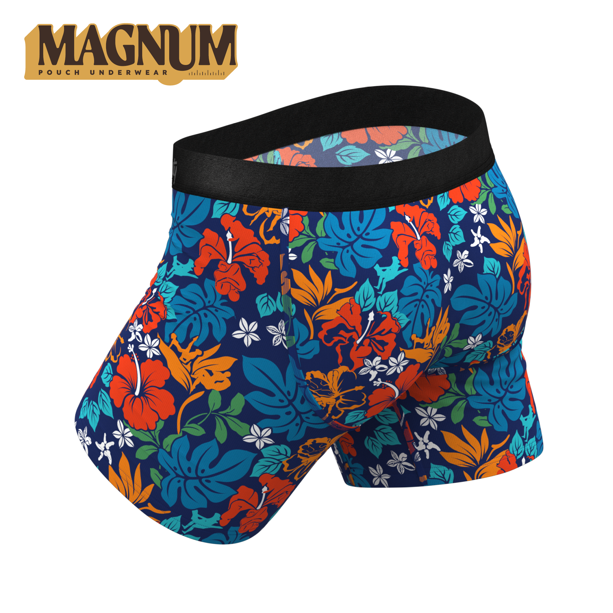 The Get Lei'd | Naughty Tropical Ball Hammock® Magnum Big Pouch Underwear - Shinesty
