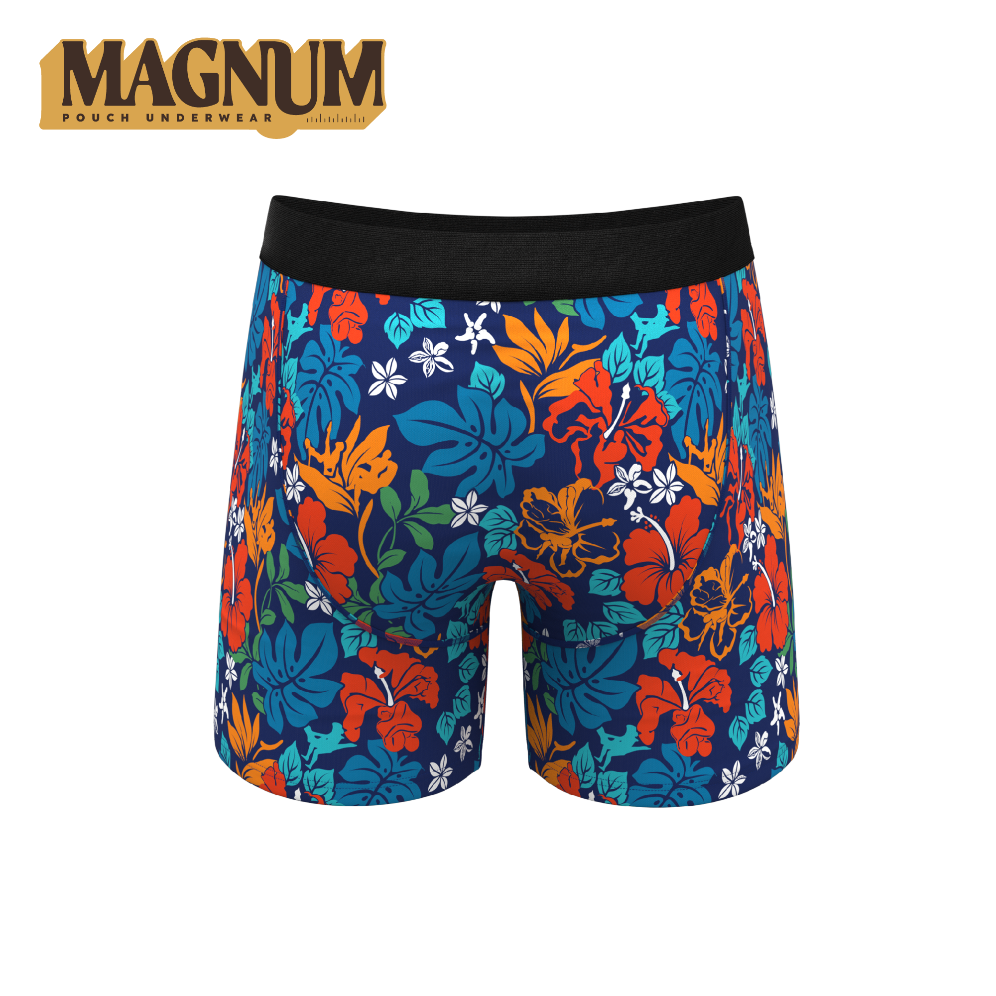 The Get Lei'd | Naughty Tropical Ball Hammock® Magnum Big Pouch Underwear - Shinesty