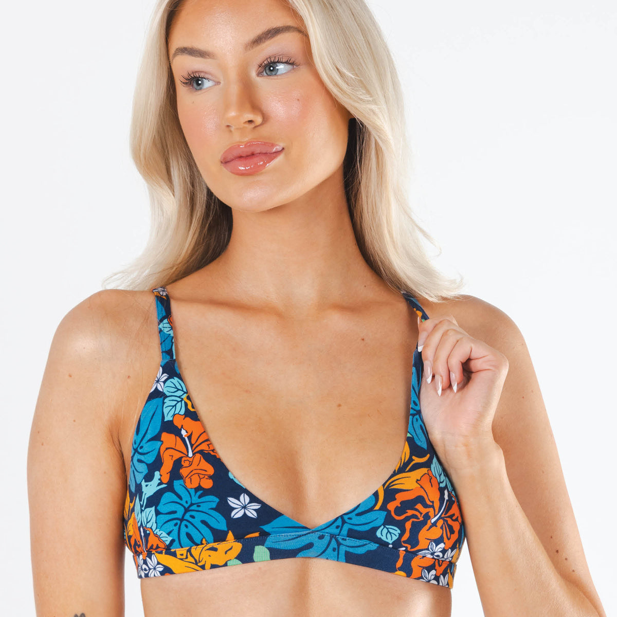The Get Lei'd | Naughty Tropical Boob Hammock™ Triangle Bralette - Shinesty