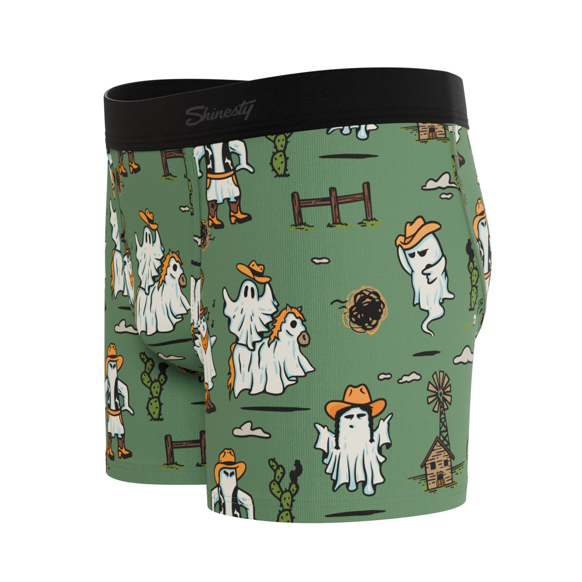 The Ghost Town | Western Ghost Youth Boxer Briefs - Shinesty