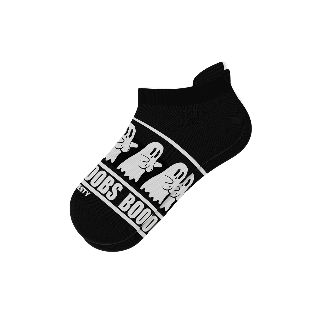 The Ghoul Next Door | Busty Ghost Heel Hammock™ Ankle Socks - Shinesty