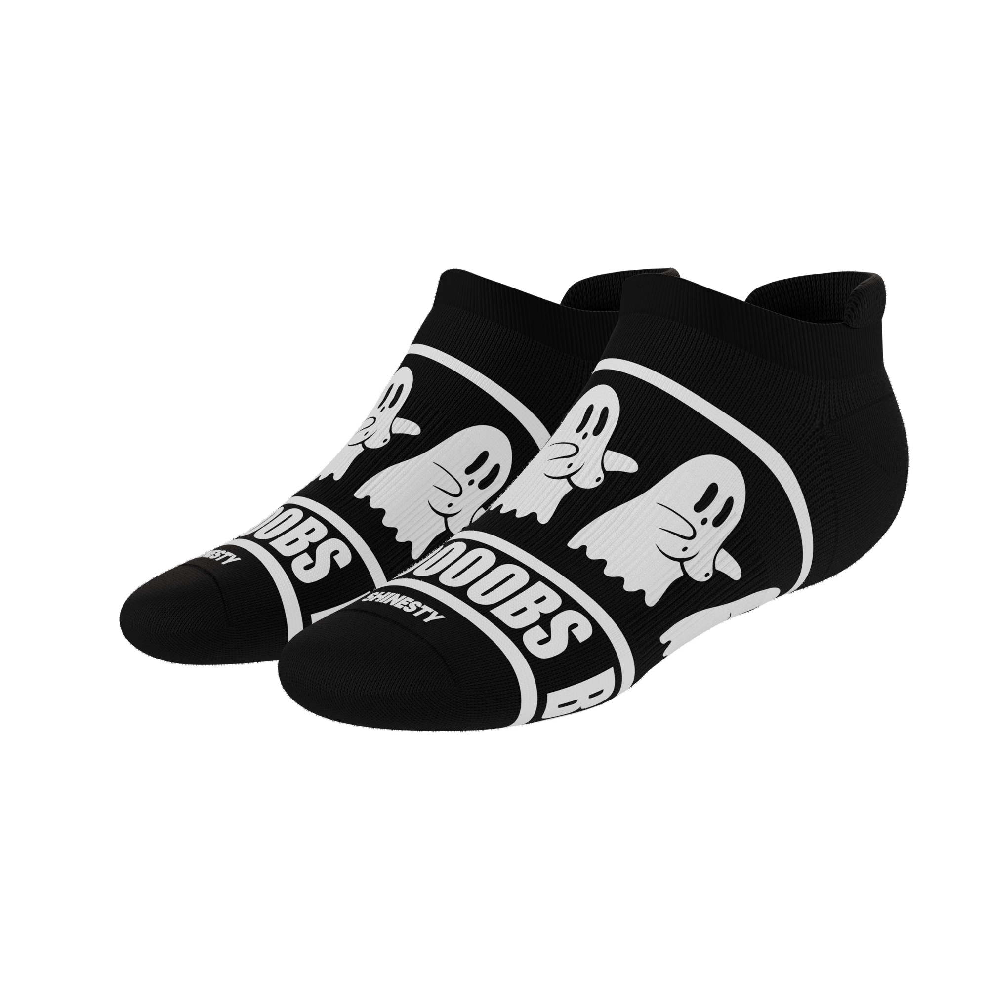 The Ghoul Next Door | Busty Ghost Heel Hammock™ Ankle Socks - Shinesty