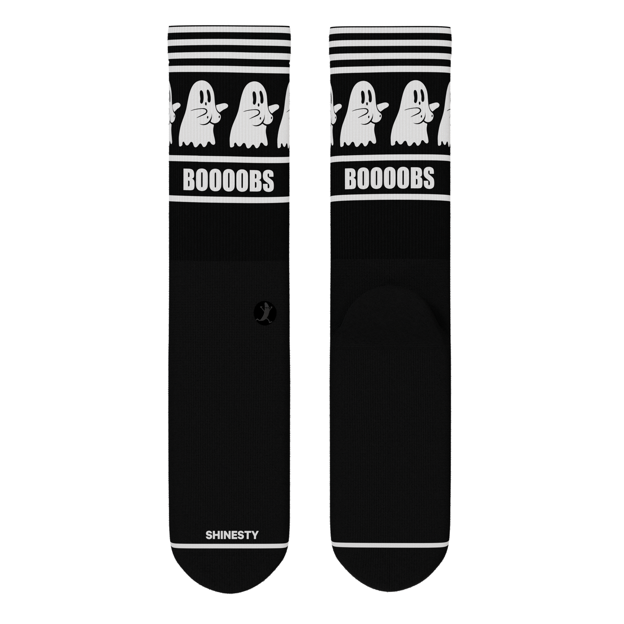 The Ghoul Next Door | Busty Ghost Heel Hammock™ Crew Socks - Shinesty