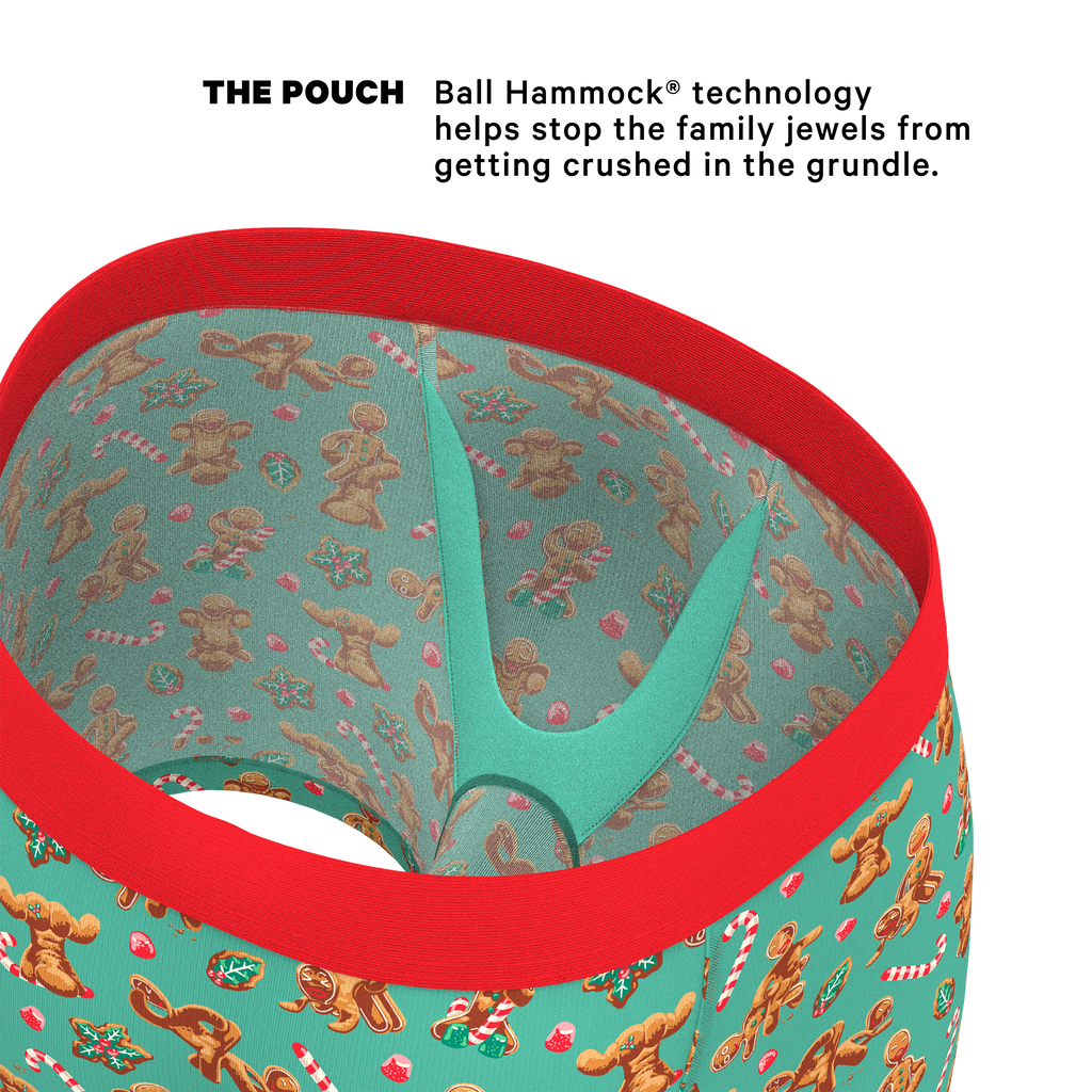 The Ginger Rail | Gingerbread Ball Hammock® Pouch Underwear - Shinesty