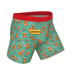 The Ginger Rail | Gingerbread Ball Hammock® Pouch Underwear With Fly - Shinesty