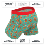 The Ginger Rail | Gingerbread Ball Hammock® Pouch Underwear With Fly - Shinesty