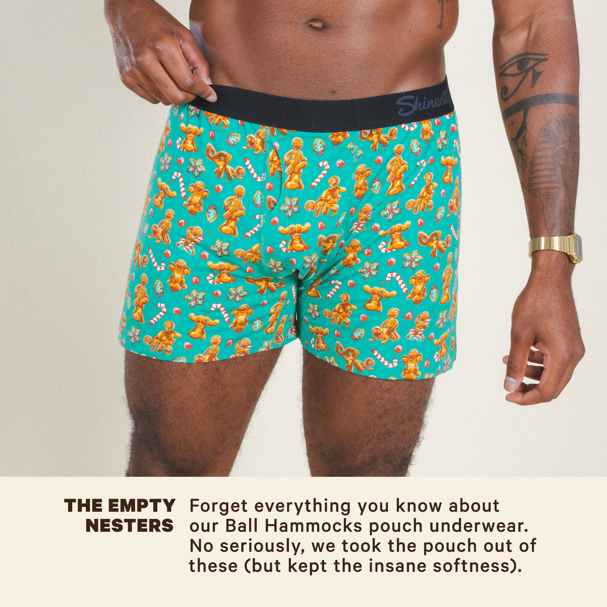 The Ginger Rail | Gingerbread Boxers - Shinesty