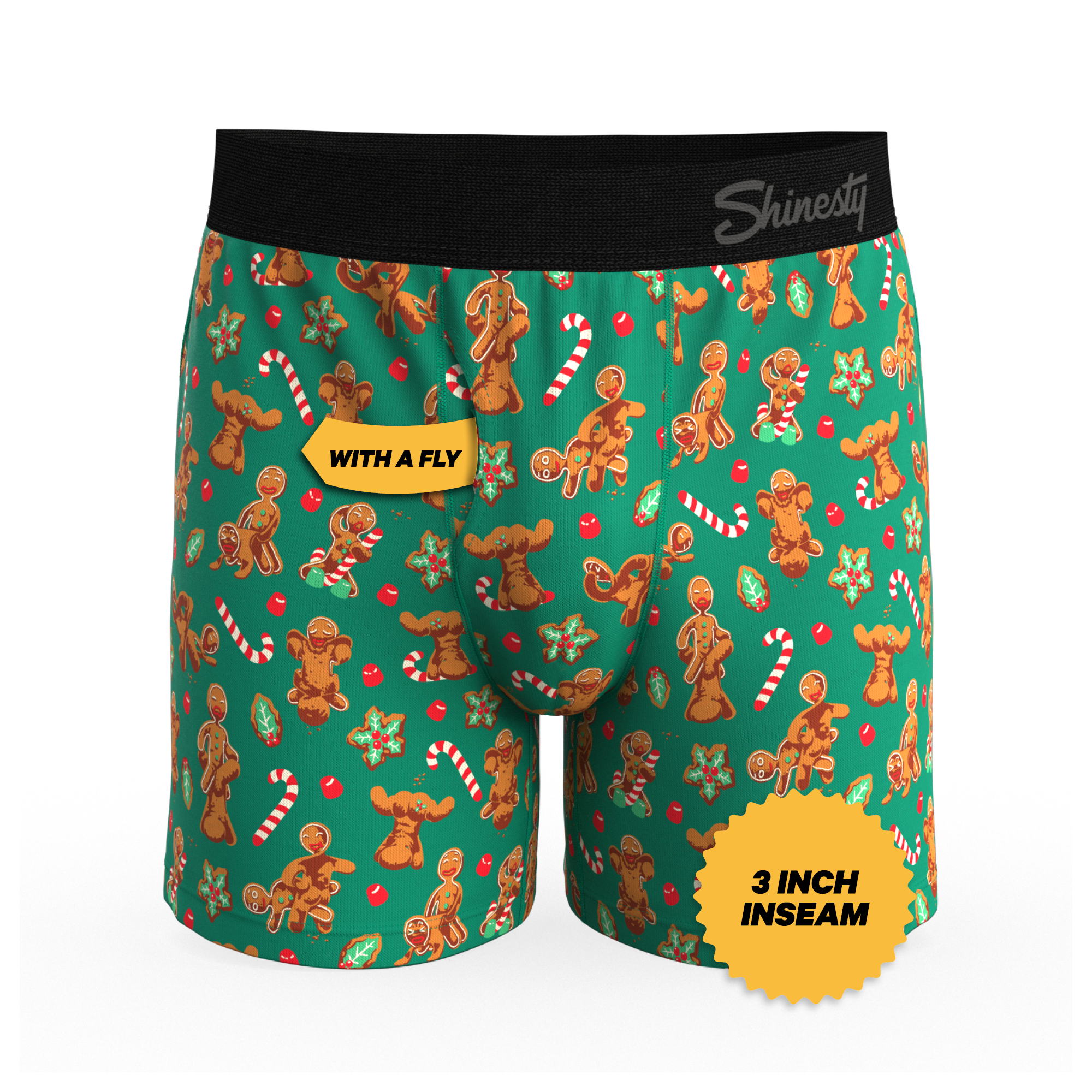 The Ginger Rail | Gingerbread Boxers - Shinesty