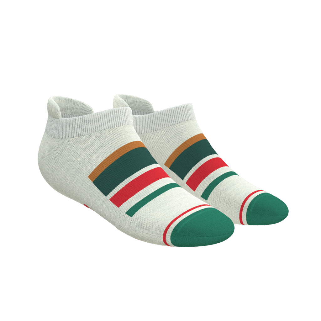 The Ginger Rail | Gingerbread Heel Hammock™ Ankle Socks - Shinesty