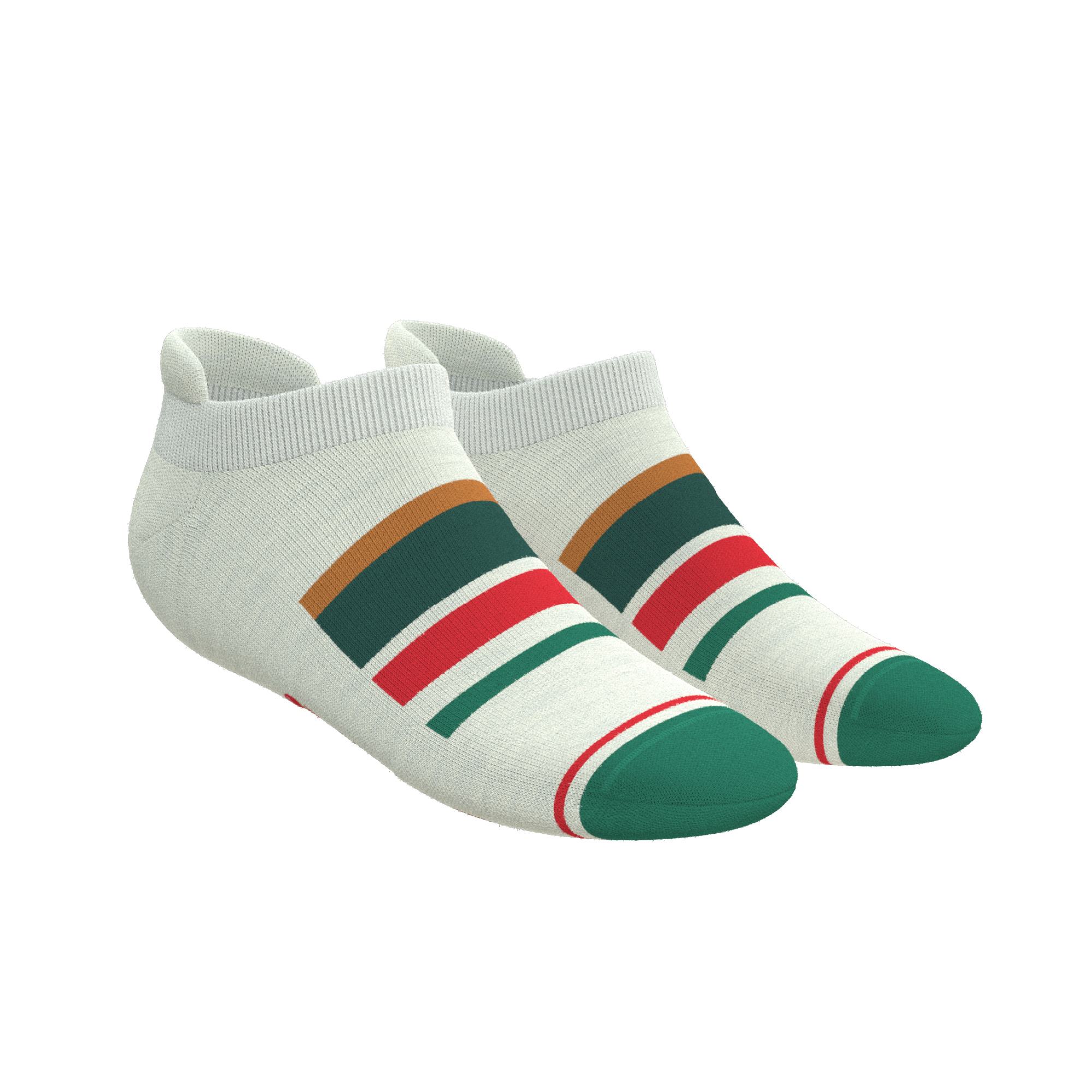 The Ginger Rail | Gingerbread Heel Hammock™ Ankle Socks - Shinesty