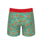 The Ginger Rail | Gingerbread Ball Hammock® Pouch Underwear With Fly - Shinesty