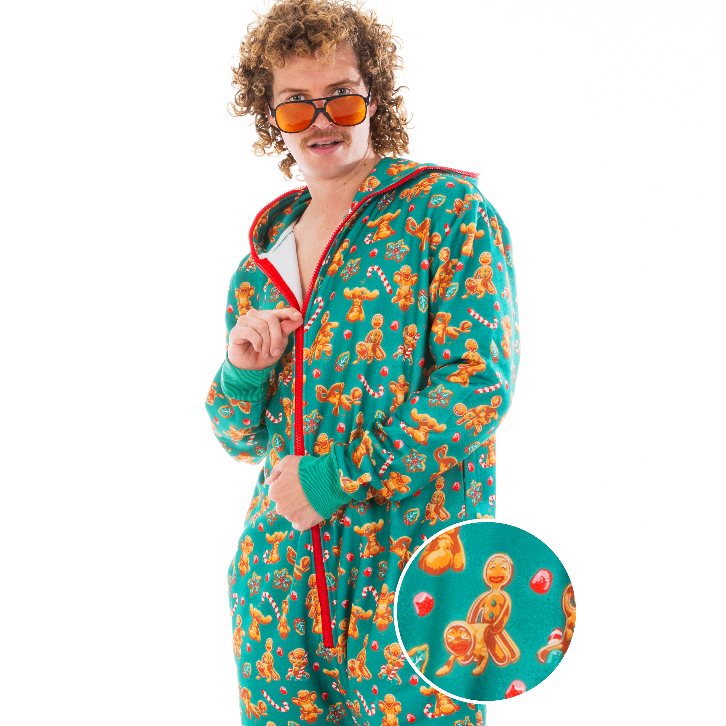 The Ginger Rail | Gingerbread Onesie - Shinesty