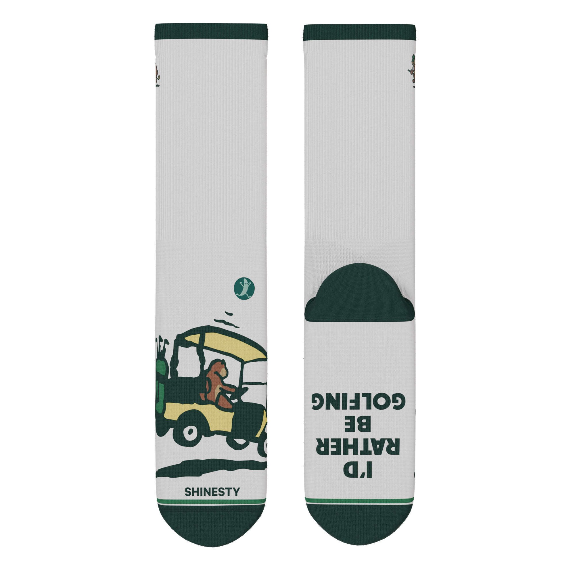 The Golpher | Golf Gopher Heel Hammock™ Crew Socks - Shinesty