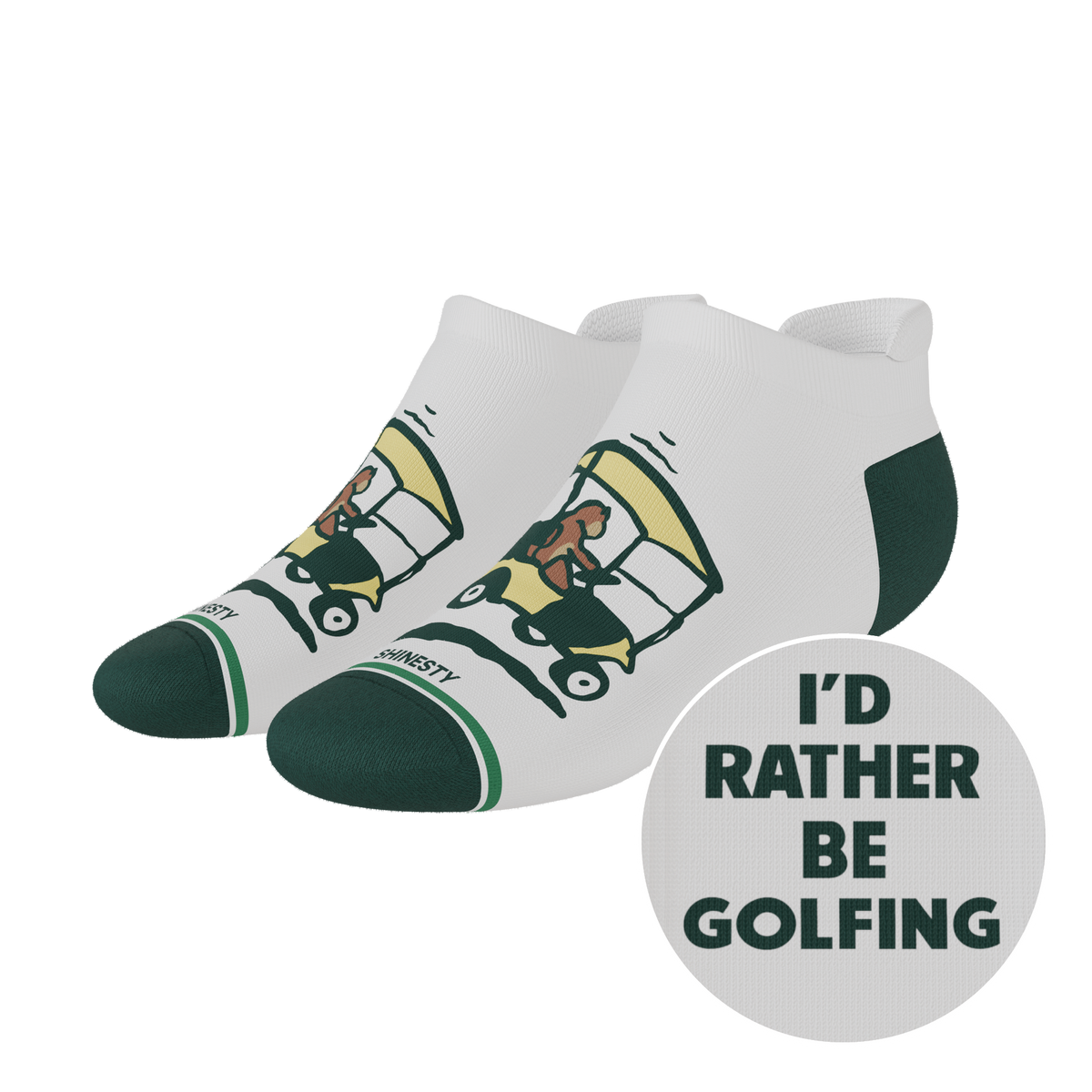 The Golpher | Golf Gopher Heel Hammock™ Ankle Socks - Shinesty
