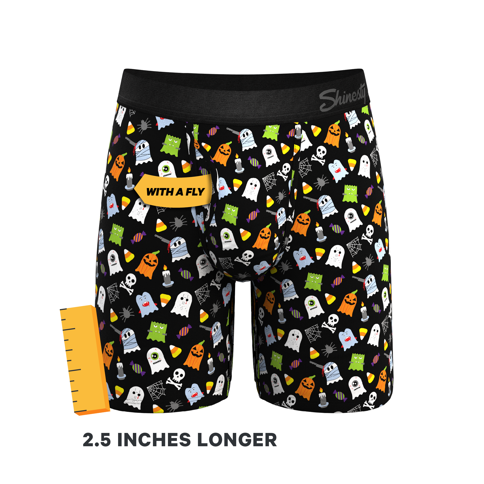 The Good Ghouls | Halloween Themed Ball Hammock® Boxer - Long Leg - Shinesty