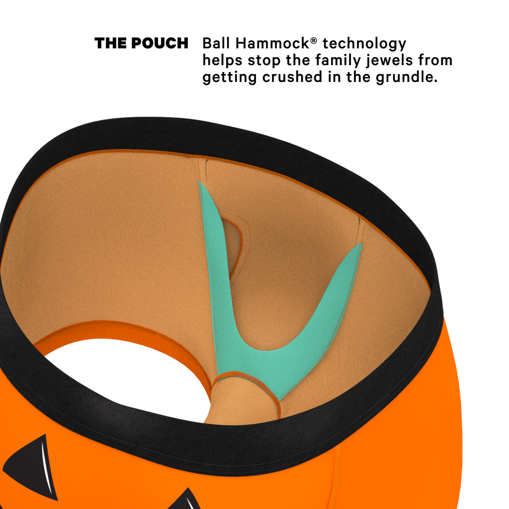 The Good Gourd | Jack O Lantern Ball Hammock® Pouch Trunks Underwear - Shinesty