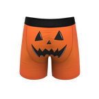 The Good Gourd | Jack O Lantern Ball Hammock® Pouch Underwear With Fly - Shinesty