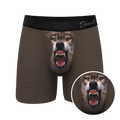 The Grey's Growl | Wolf Ball Hammock® Pouch Underwear With Fly - Shinesty