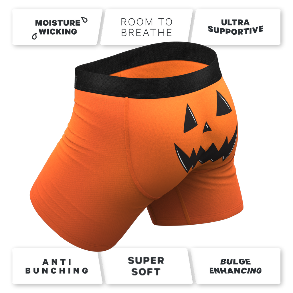 The Good Gourd | Jack O Lantern Ball Hammock® Pouch Underwear - Shinesty