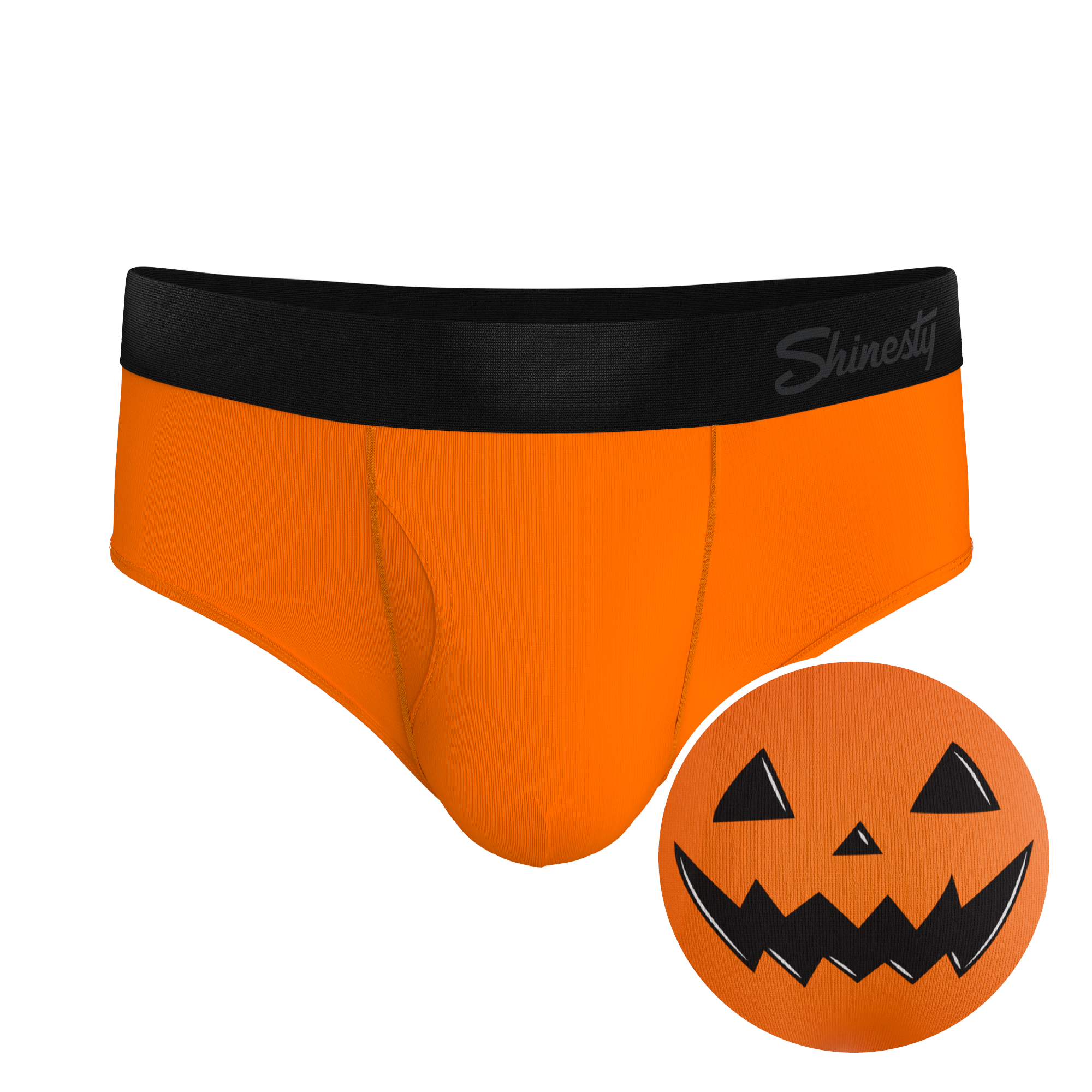 The Good Gourd | Jack O Lantern Ball Hammock® Pouch Underwear Briefs - Shinesty