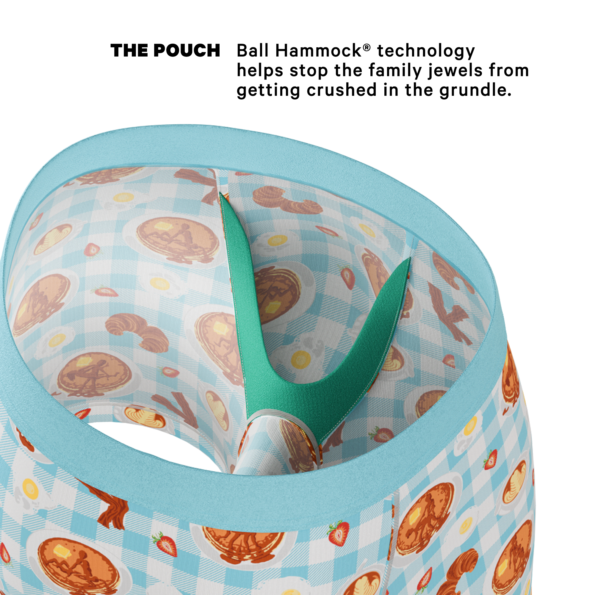 The Good Moaning | Naughty Breakfast Ball Hammock® Pouch Underwear - Shinesty
