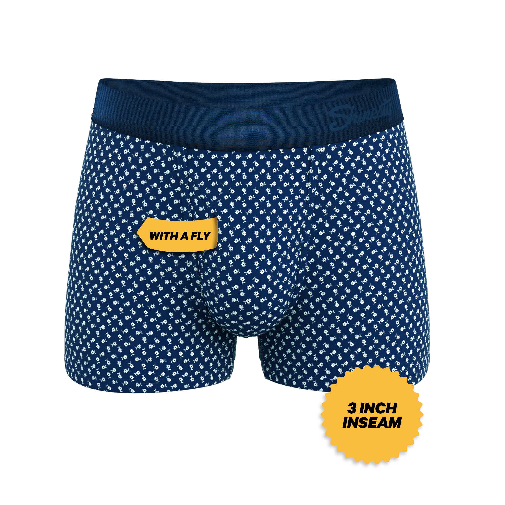 The Good Old Daisies | Flower Ball Hammock Pouch Trunk Underwear - Shinesty
