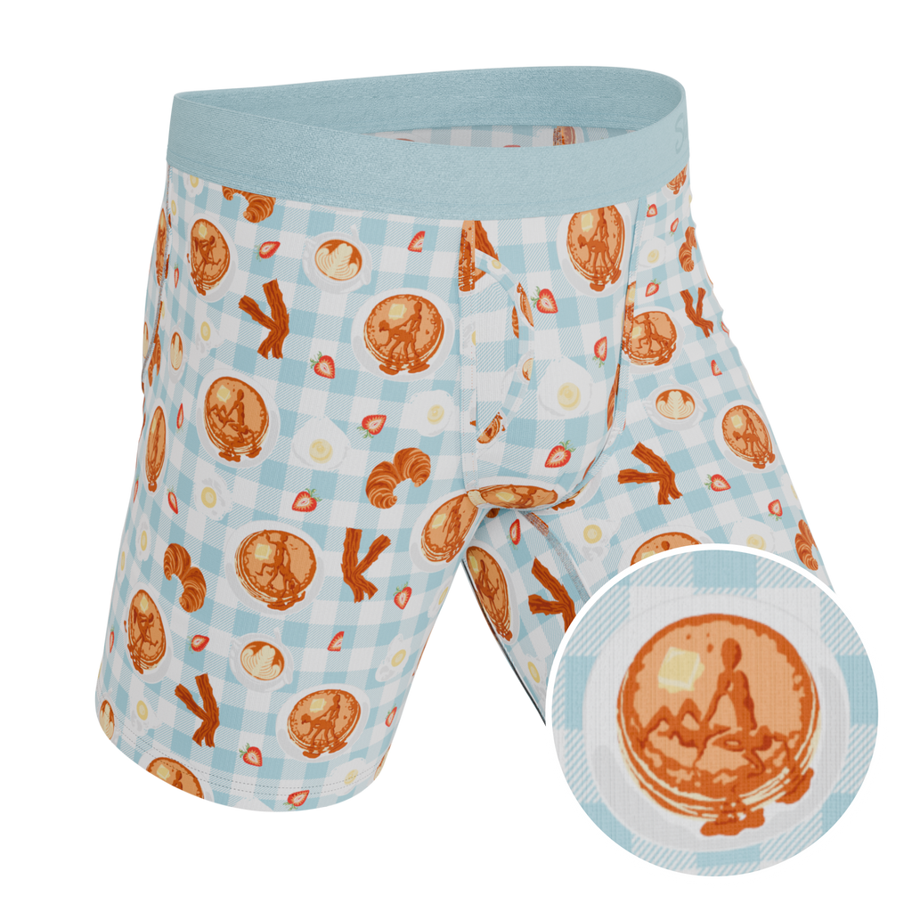 The Good Moaning | Naughty Breakfast Ball Hammock® Boxer - Long Leg - Shinesty