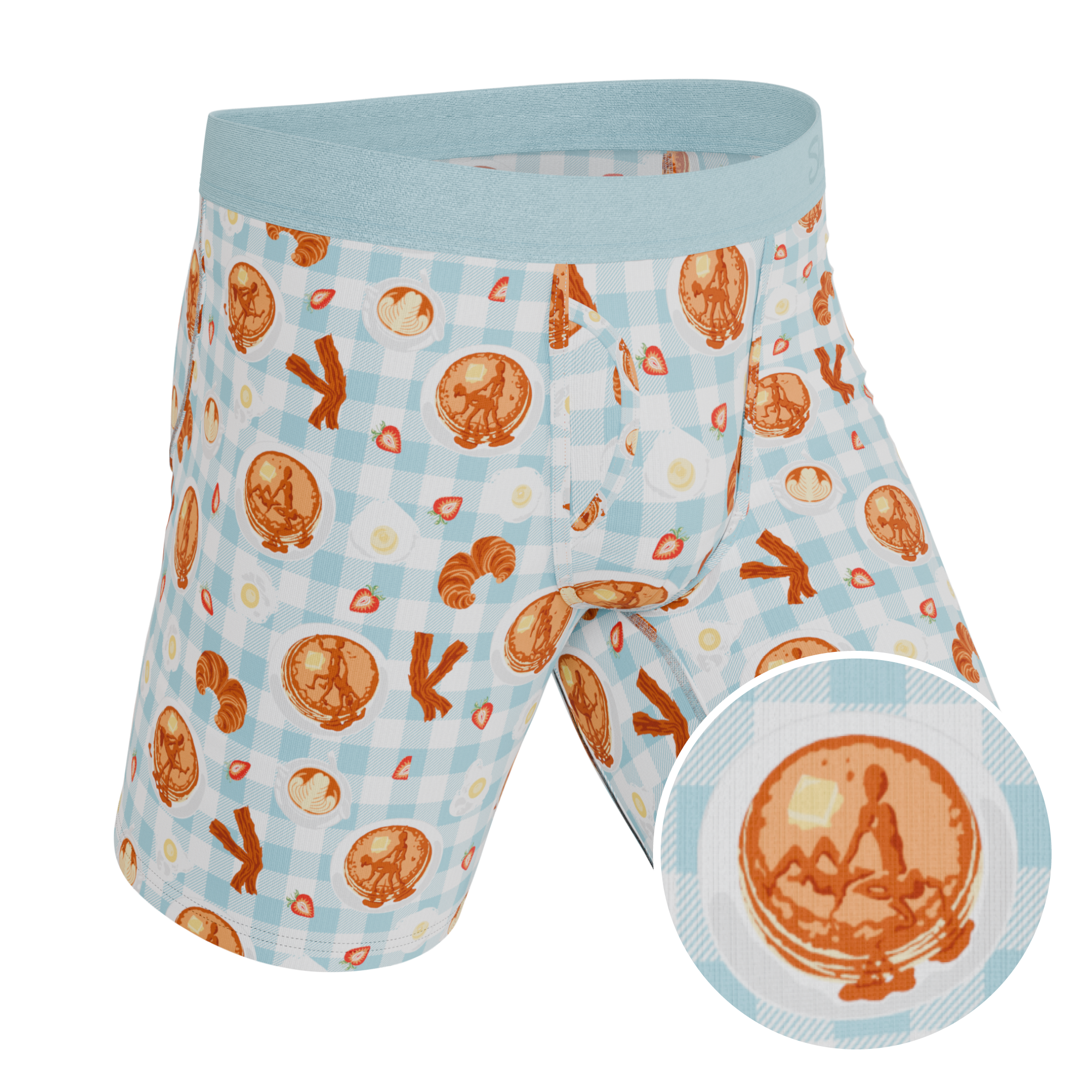 The Good Moaning | Naughty Breakfast Ball Hammock® Boxer - Long Leg - Shinesty