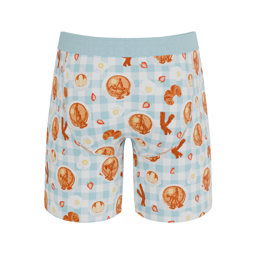 The Good Moaning | Naughty Breakfast Ball Hammock® Boxer - Long Leg - Shinesty