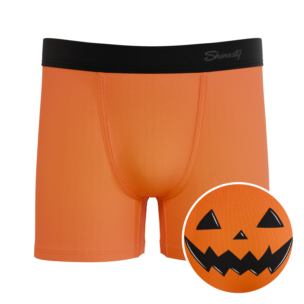 The Good Gourd | Jack O Lantern Youth Boxer Briefs - Shinesty