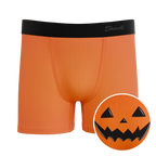 The Good Gourd | Jack O Lantern Youth Boxer Briefs - Shinesty