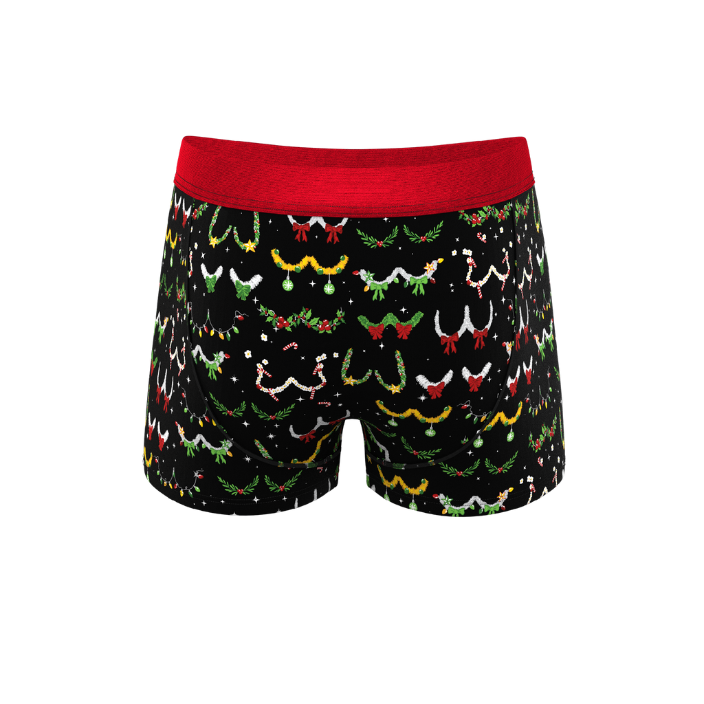 The Goodie Garland | Christmas Tinsel Busts Ball Hammock® Pouch Trunks Underwear - Shinesty