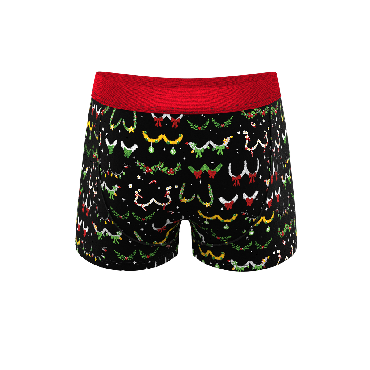 The Goodie Garland | Christmas Tinsel Busts Ball Hammock® Pouch Trunks Underwear - Shinesty