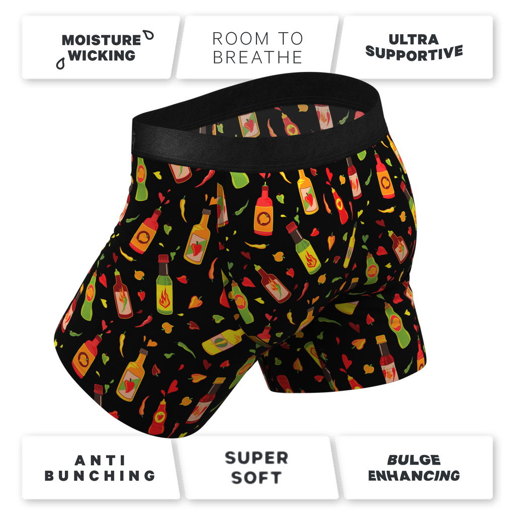 The Gotcha Sriracha | Hot Sauce Ball Hammock® Pouch Underwear - Shinesty