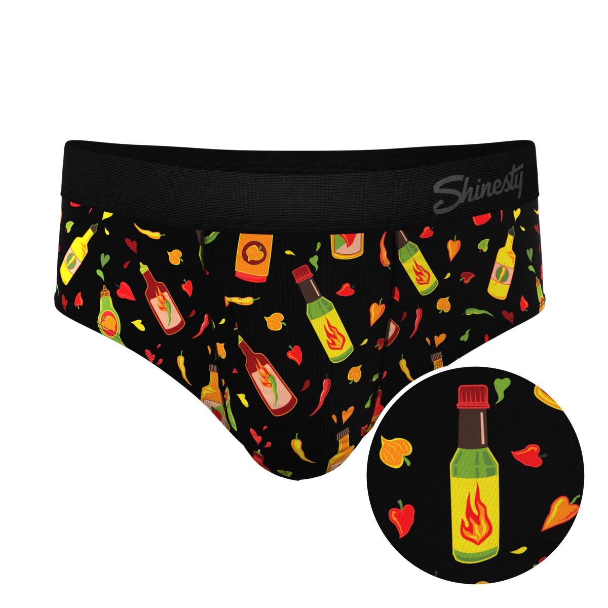 The Gotcha Sriracha | Hot Sauce Ball Hammock® Pouch Underwear Briefs - Shinesty
